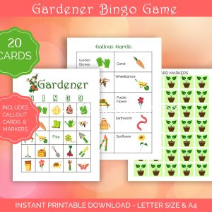 Gardener bingo game